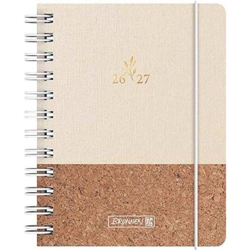Picture of BRUNNEN A6 SCHOLASTIC DIARY 26/27 NATURALITY